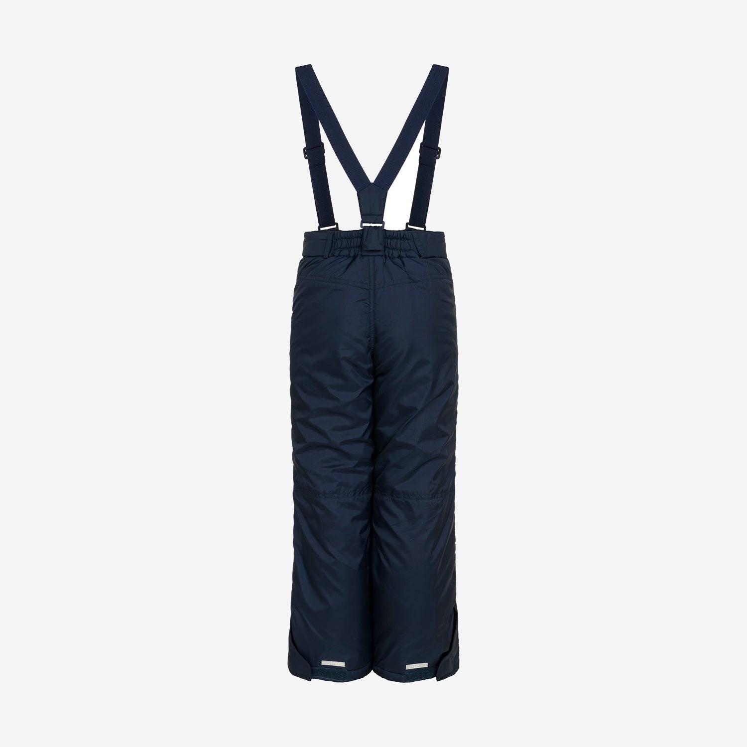Insulated trousers with suspenders for girls 2-8 years old, navy blue