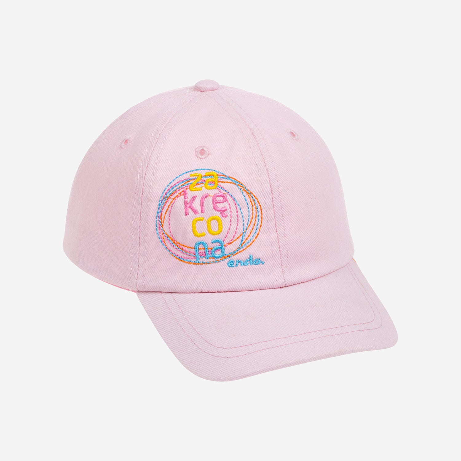 Czapka z daszkiem dla dziewczynki, z napisem nikt nie jest doskonały