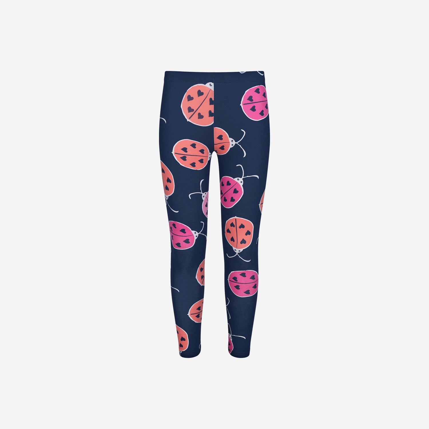 Leggings for girls with a floral motif, 3-8 years old