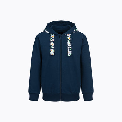 Bluza z kapturem dla dziewczynki 3-8 lat, granatowa