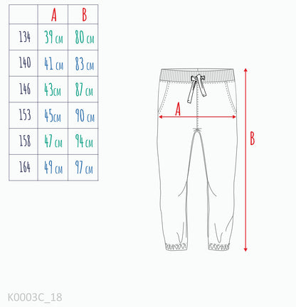 Spodnie dresowe dla chłopca, zielone 9-13 lat