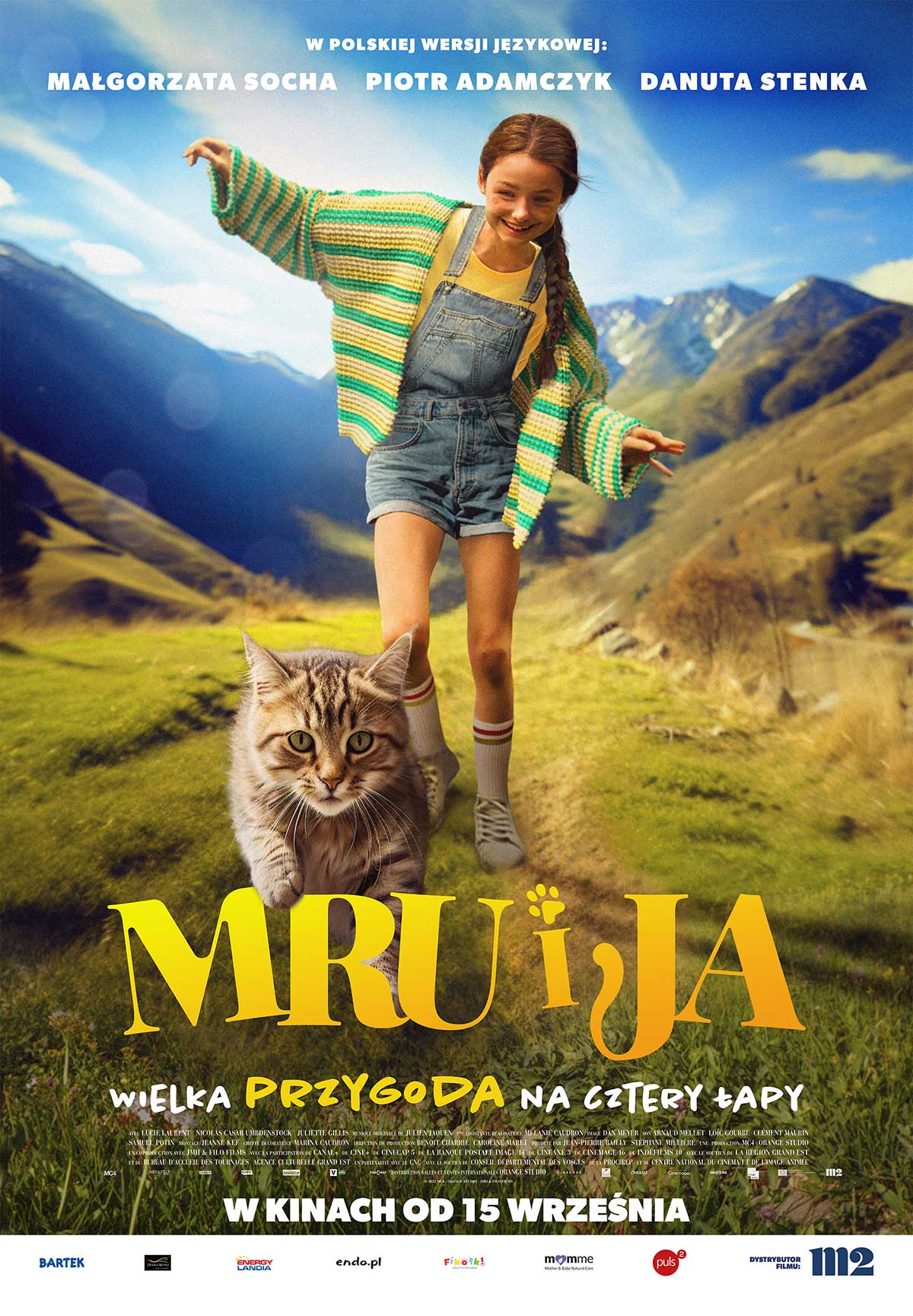 Grafika z misiem endo informująca o rozdaniu na instagramie.