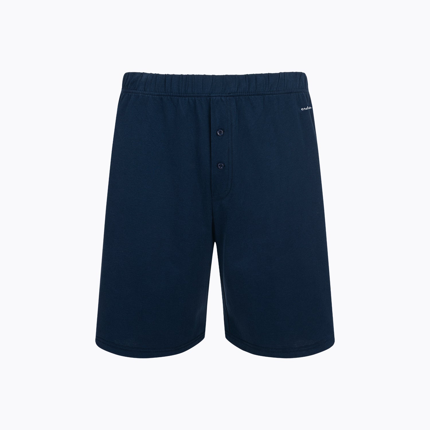 Męska piżama z krótkim rękawem, z żółwiem, niebieska