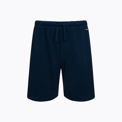 Męska piżama z krótkim rękawem, z nietoperzem, niebieska