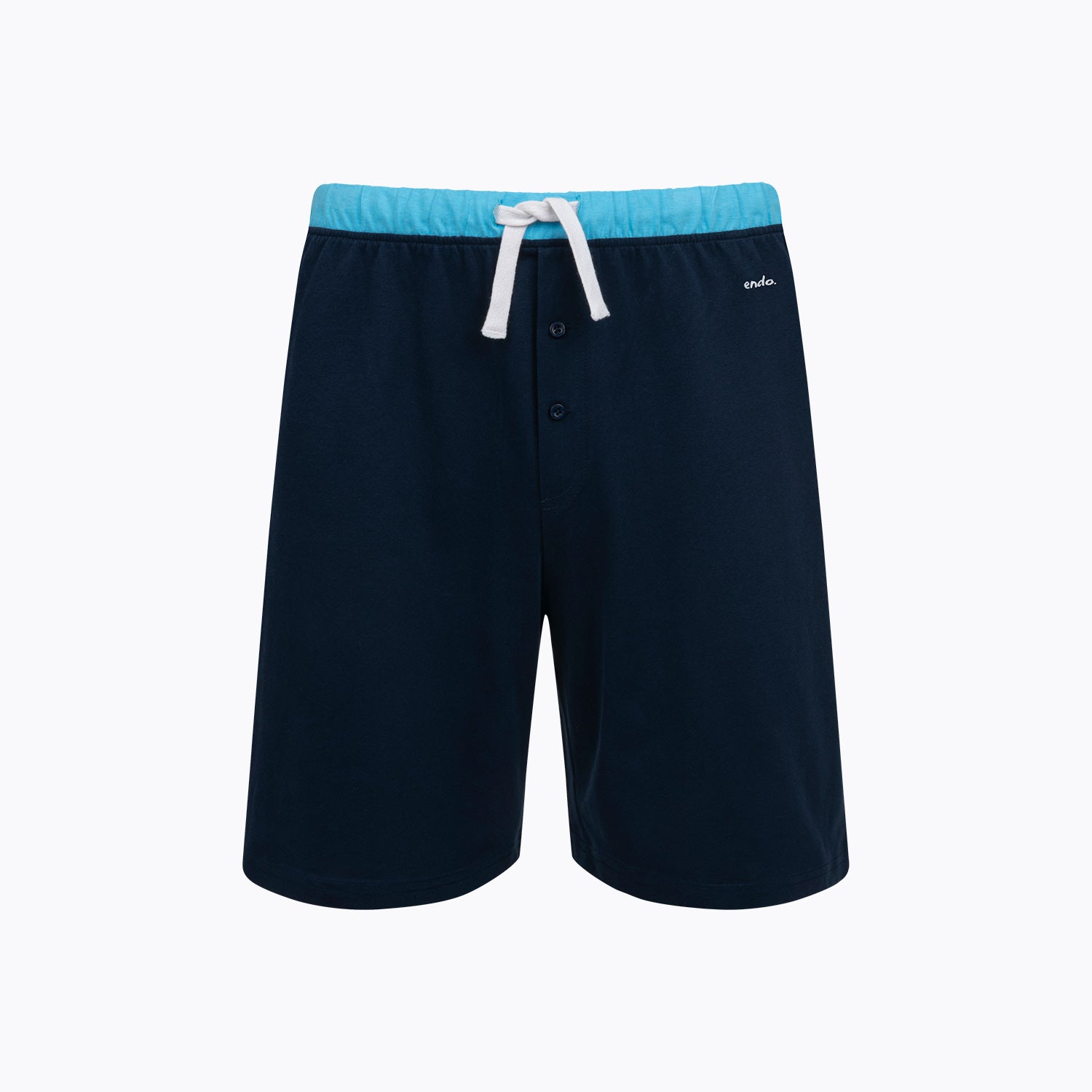 Męska piżama z krótkim rękawem, z Układem Słonecznym, granatowa