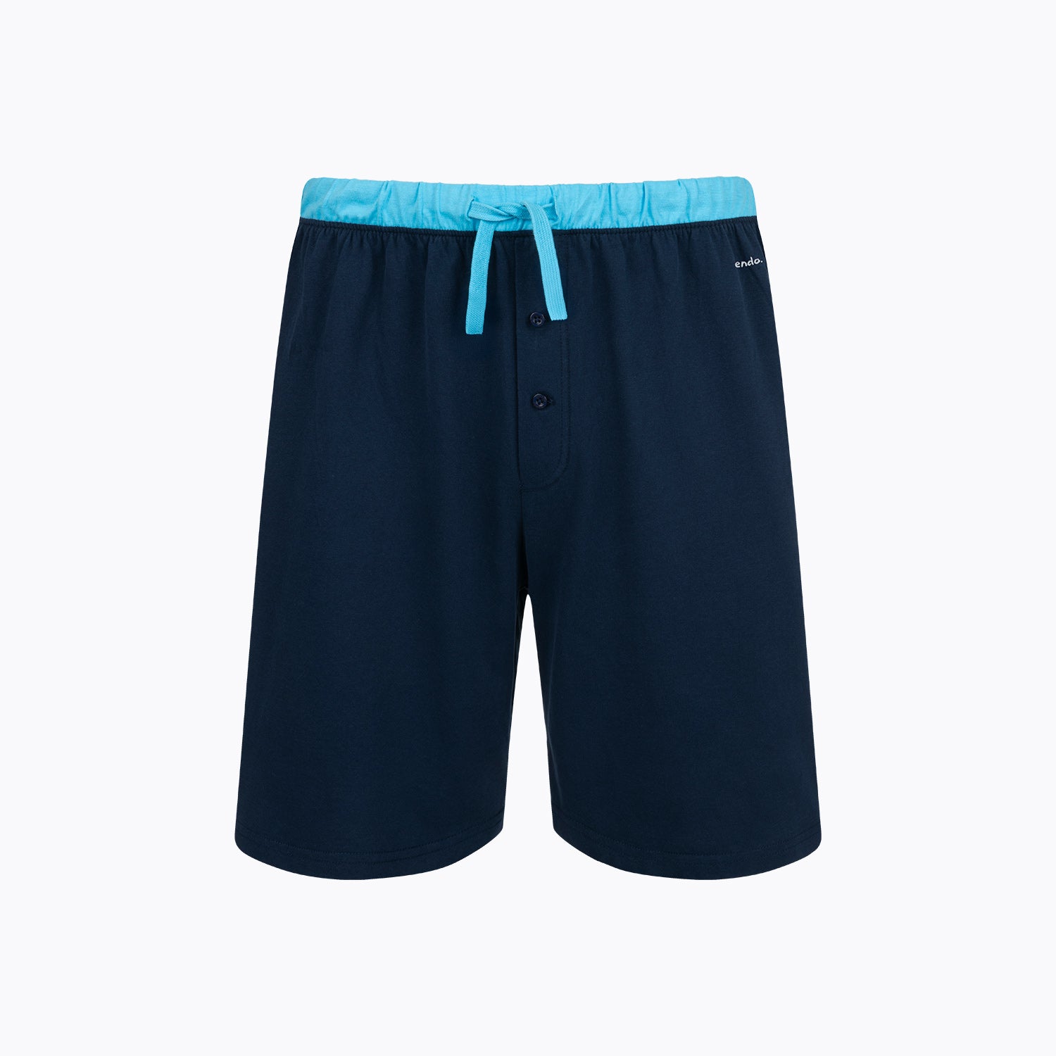 Męska piżama z krótkim rękawem, z napisem "bez odbioru", granatowa