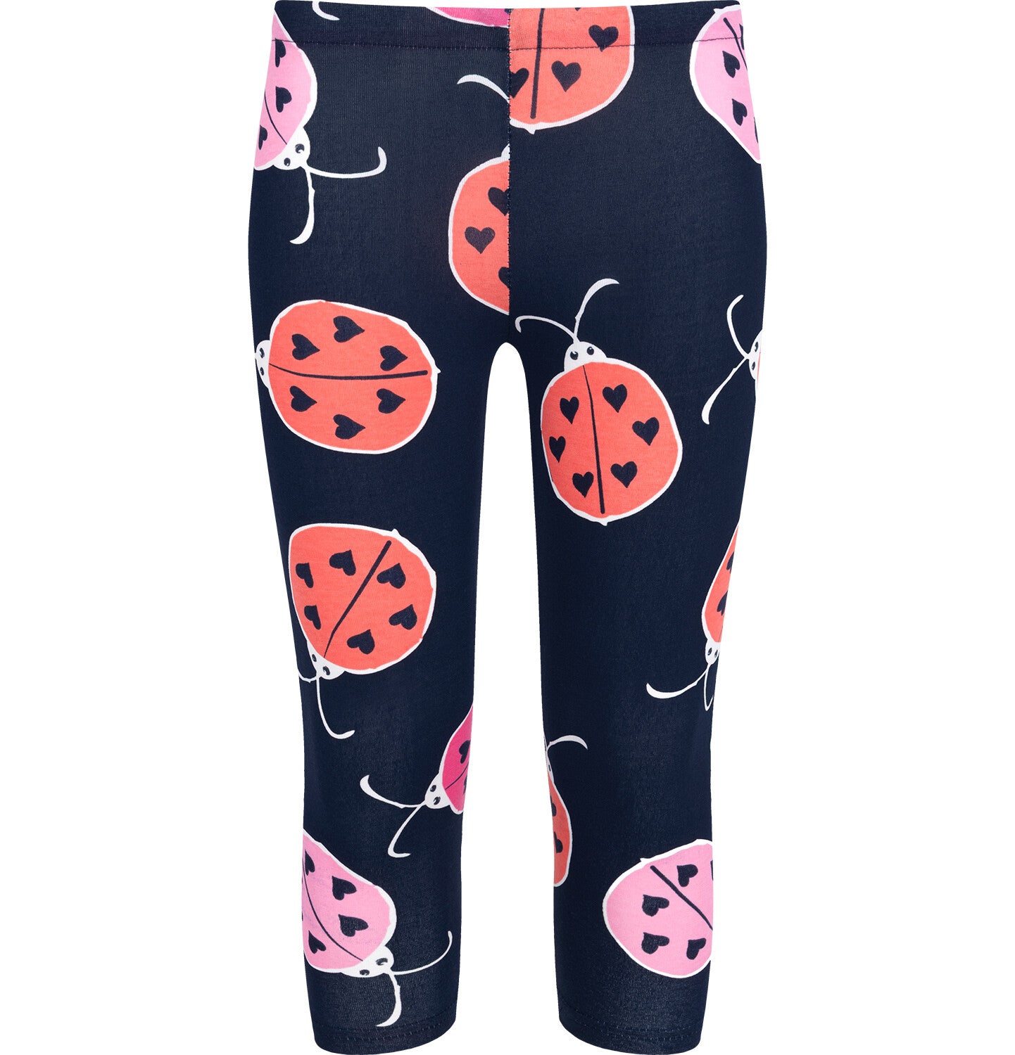 3/4 leggings for girls, with watermelons, navy blue, 3-8 years old