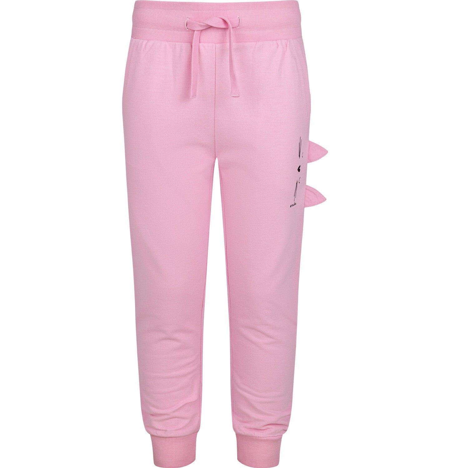 Pink sweatpants for girls, 3-8 years old