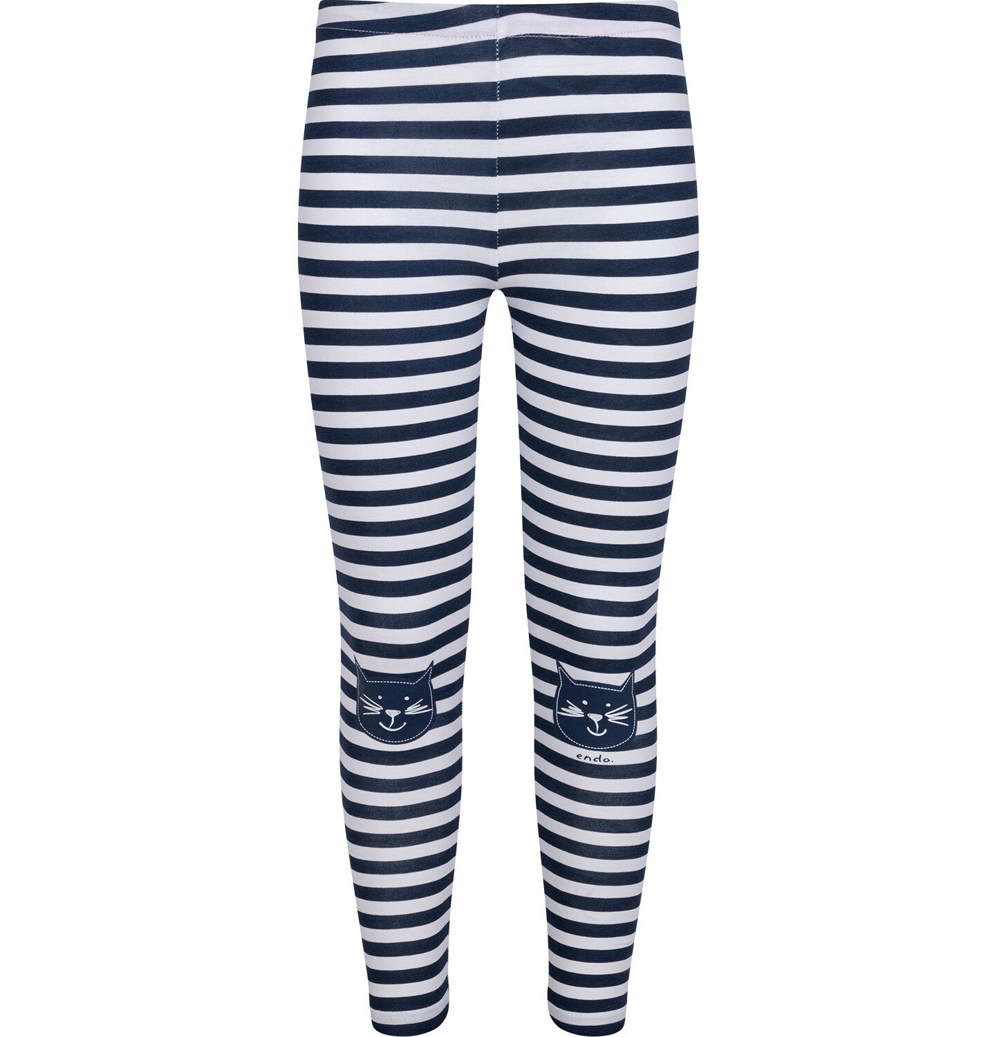 Leggings for girls, with cats, stripes, 9-13 years old