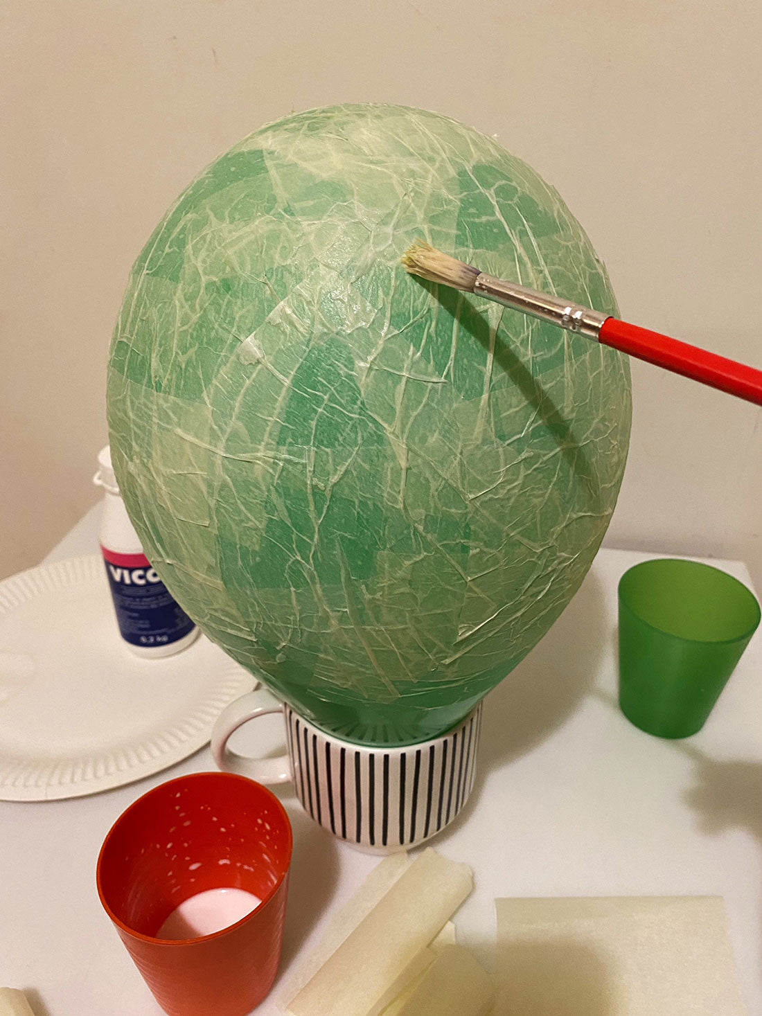 jak zrobić lampion z papieru