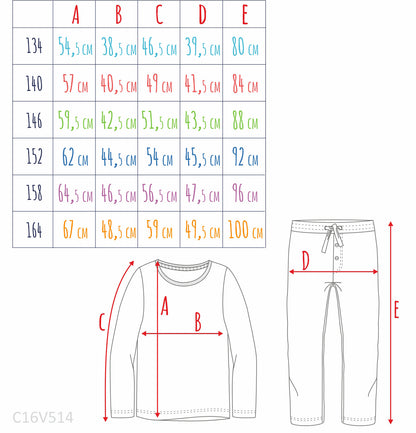 Piżama z długim rękawem dla chłopca, z motywem gier, żółta 9-13 lat